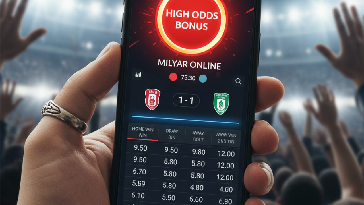 Milyar Online'ın yüksek oran bonusu, bahisçilere ekstra kazanç yolları açıyor.