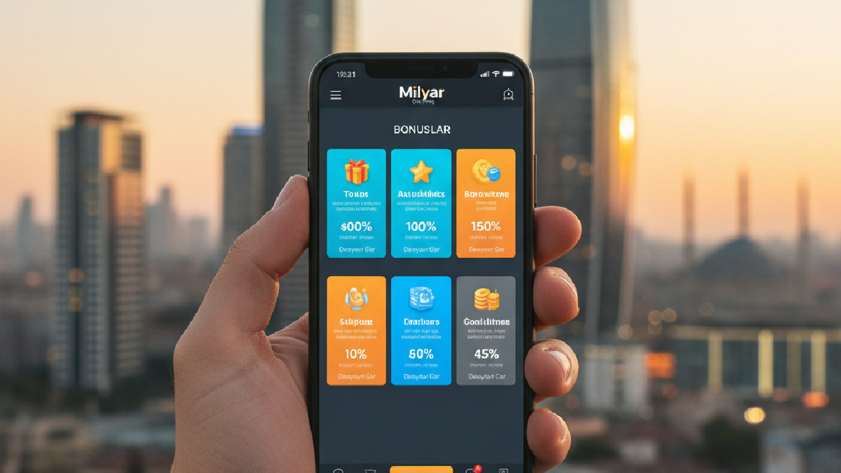Milyar bonus incelemesi ile mobil cihazdan güncel fırsatları takip etme kolaylığı.